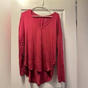 Gap luxe hi low long sleeve T-shirt